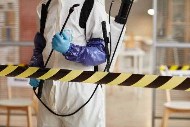 Professional Biohazard Cleanup technician working in Marlboro, NJ